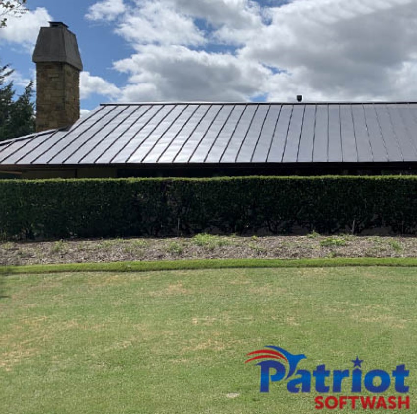 Metal Roof Colleyville After - Patriot SoftWash