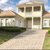 Clay Tile Roof & Brick Driveway After - Patriot SoftWash