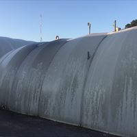 Fiberglass Structure Before - Patriot SoftWash