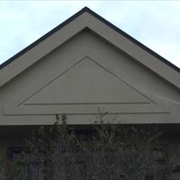 Stucco Wall (Gable) After - Patriot SoftWash