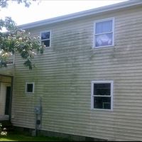 Vinyl Siding - 2-Story Structure Before - Patriot SoftWash