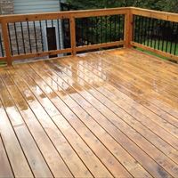 Wood Decking After - Patriot SoftWash